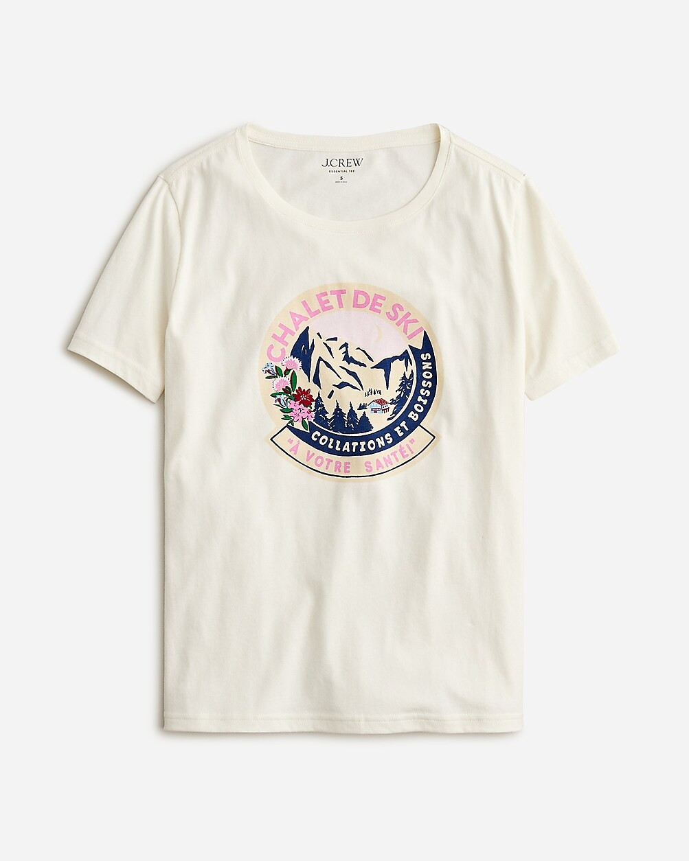 Chalet de ski graphic T-shirt | J. Crew US