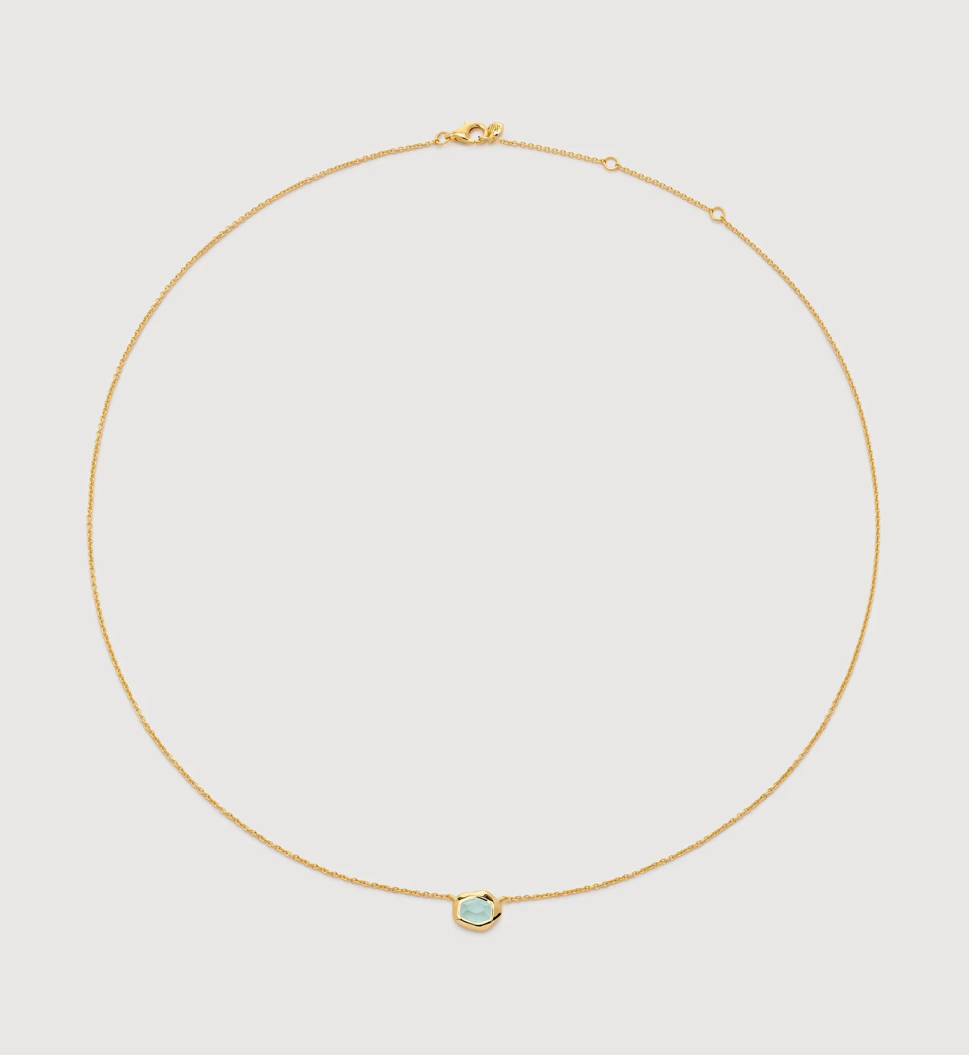 Odyssey Gemstone Small Chain Necklace | Monica Vinader (Global)