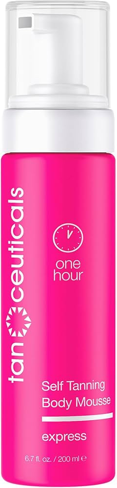Tanceuticals Express Self Tanning Body Mousse - Fast Acting Self Tan Foam - Develops in 1-4 Hours... | Amazon (US)