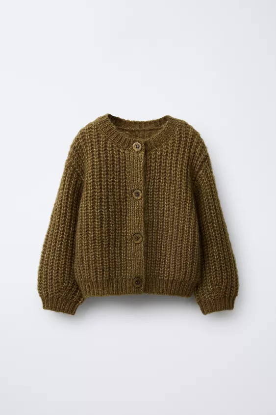 CHUNKY KNIT CARDIGAN | Zara US