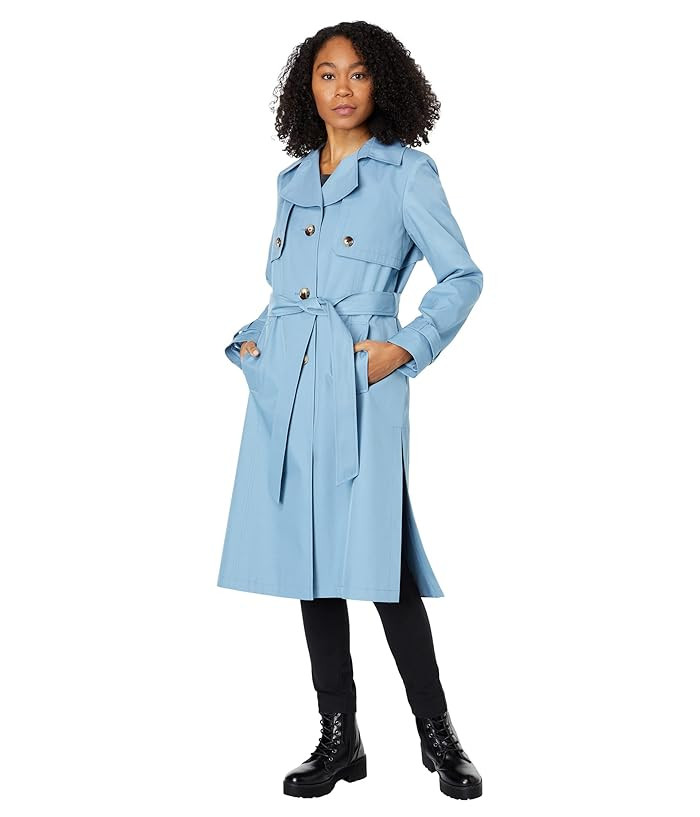Sam Edelman Single Breasted Trench Coat | Zappos