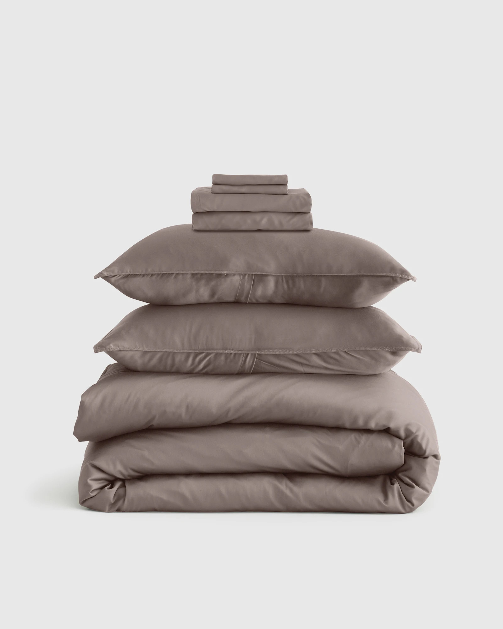 Quince | Bamboo Deluxe Bedding Bundle in Clay, Size King | Quince