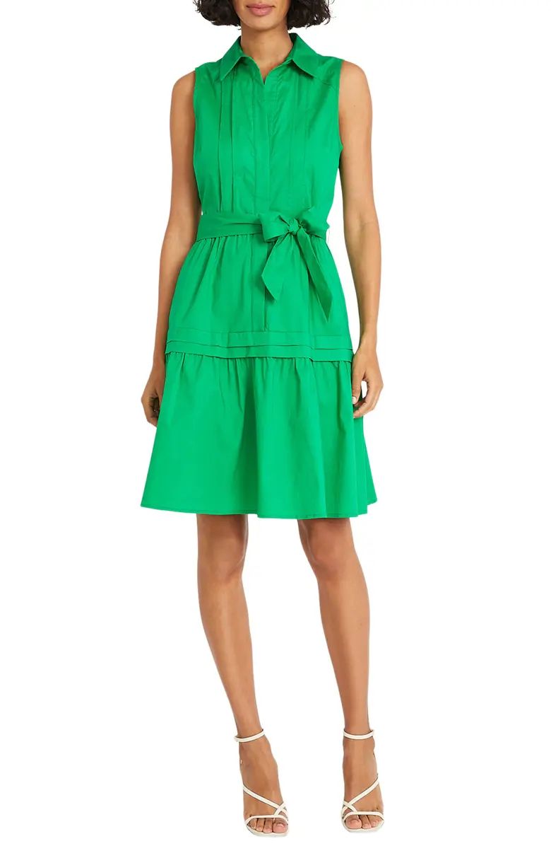 Maggy London Belted Sleeveless Shirtdress | Nordstrom | Nordstrom