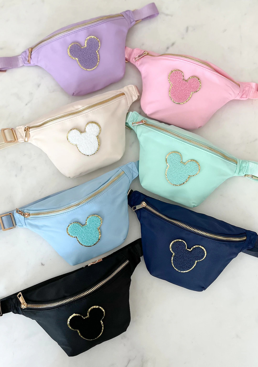 Mouse Inspired Fanny Pack // BAG PATCH INCLUDED // Two Bag Sizes - Etsy | Etsy (US)