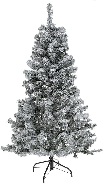 Hobby Lobby Pre-Lit Flocked Christmas Tree, 4.5 Ft Monarch Pine, 200 Dual LED Lights, 331 Tips, H... | Amazon (US)