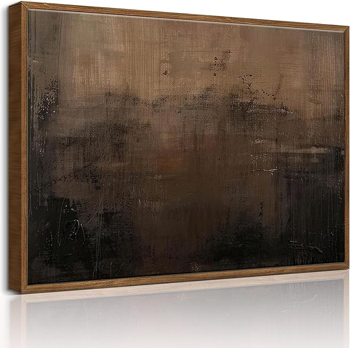 Framed,Large modern, Chic, Earthy, Abstract aesthetic wall art,Canvas print, Suitable for office,... | Amazon (US)
