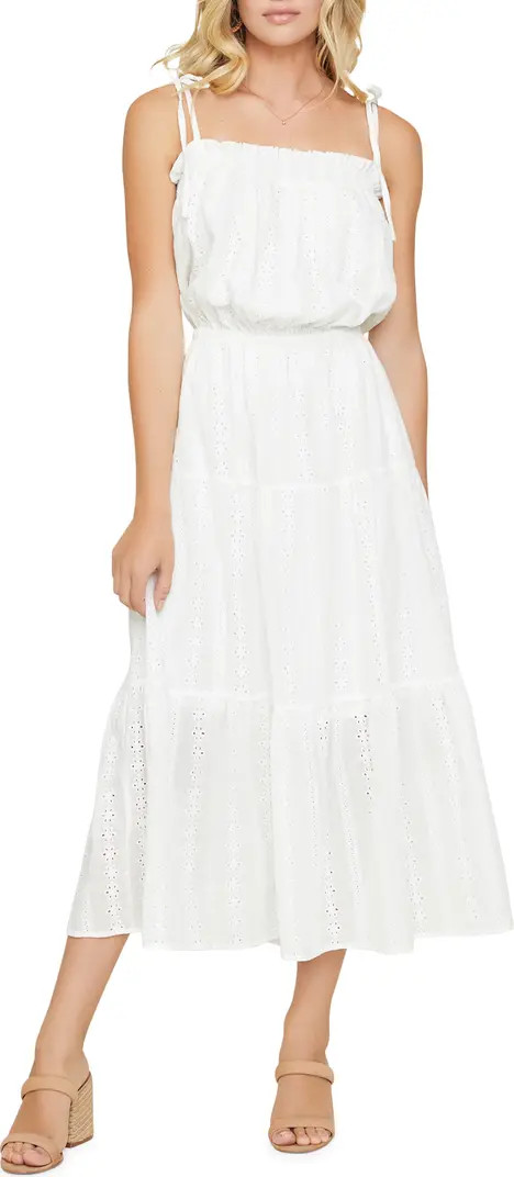 Everlasting Love Eyelet Embroidered Sundress | Nordstrom Rack