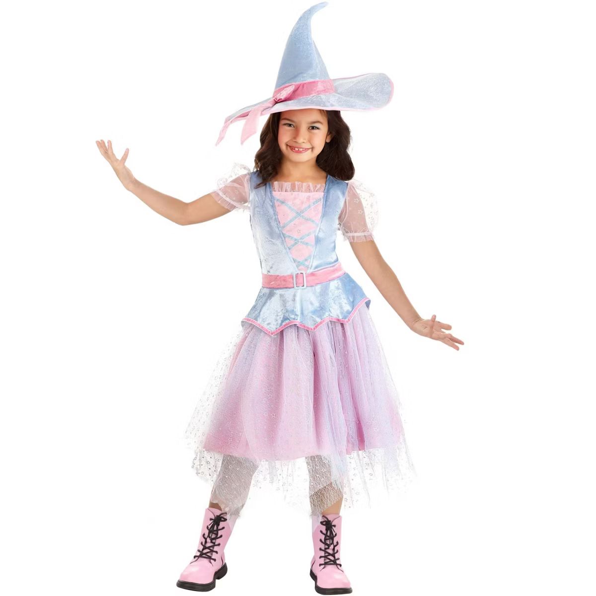 HalloweenCostumes.com Kid's Pastel Fairy Witch Costume, Girl's Colorful Enchantress Halloween Out... | Target