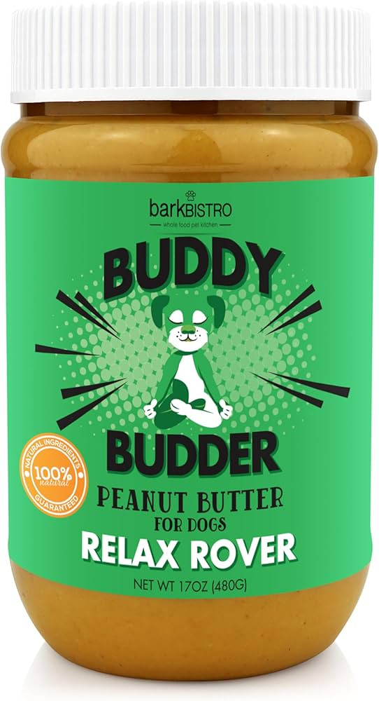 Relax Rover Buddy Budder (Stress + Anxiety), 100% Natural Dog Peanut Butter, Dog Supplment, Made ... | Amazon (US)