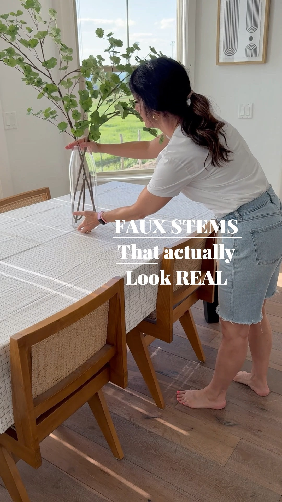 Tabletop styling tip: Faux or REAL?
 Bringing life to the table—without the upkeep! Here’s how I styled this tabletop with my go-to faux stems that actually look real and a few simple decor pieces for a fresh, effortless look.
Because your table deserves a moment too.

#TabletopStyling #FauxFlorals #HomeDecorInspo #EffortlessStyle #InteriorStyling #HouseOfTana #DesignTips #OrganicModern #HomeStylingIdeas #CenterpieceGoals


#LTKFindsUnder100 #LTKStyleTip #LTKHome