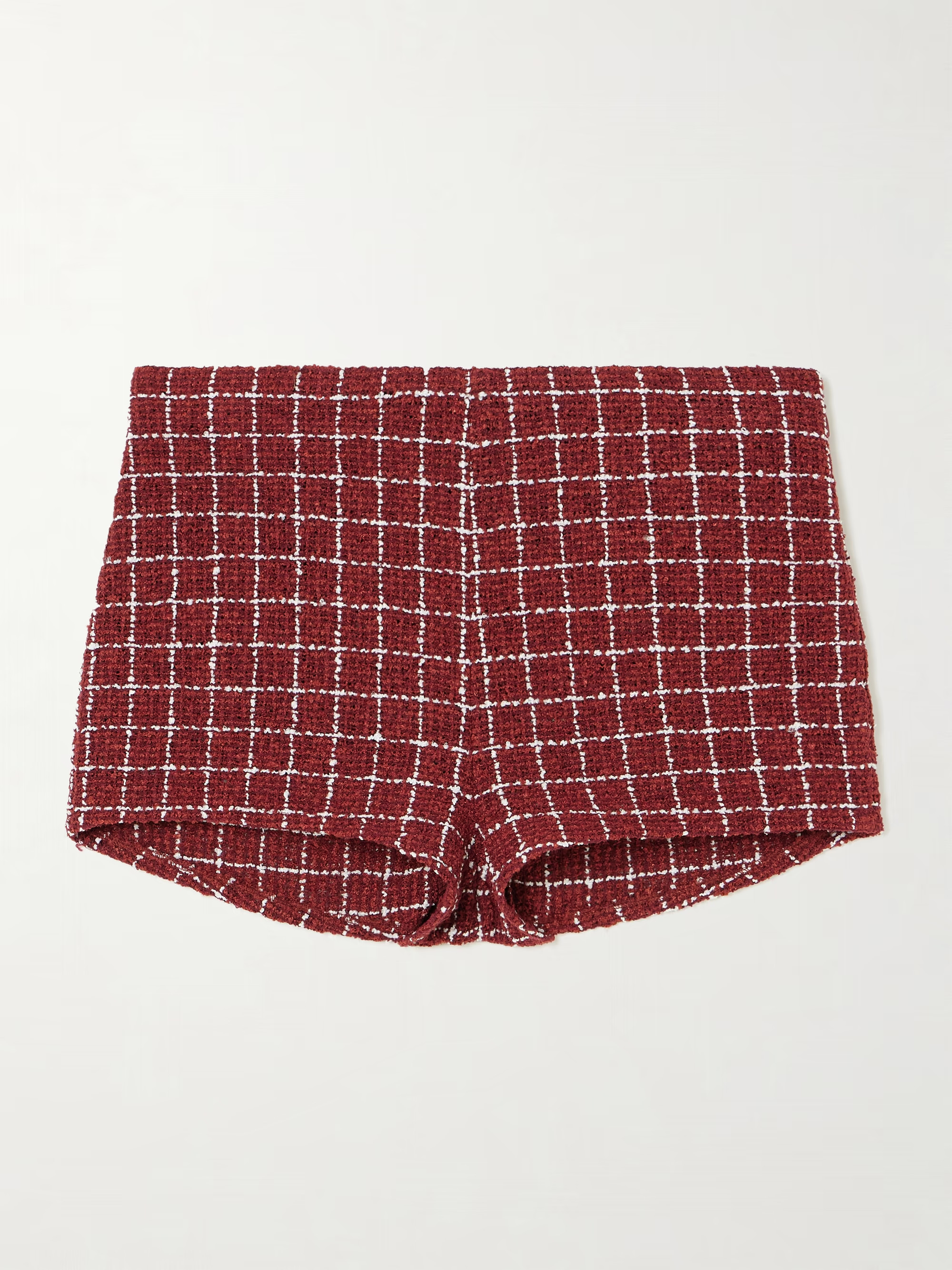 Madeline checked bouclé-tweed shorts | NET-A-PORTER (US)