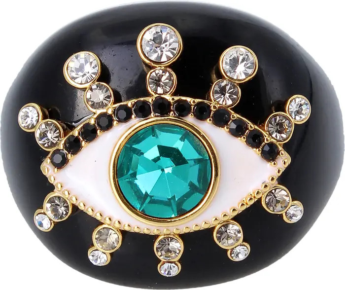 Kurt Geiger London Resin Evil Eye Cocktail Ring | Nordstrom | Nordstrom
