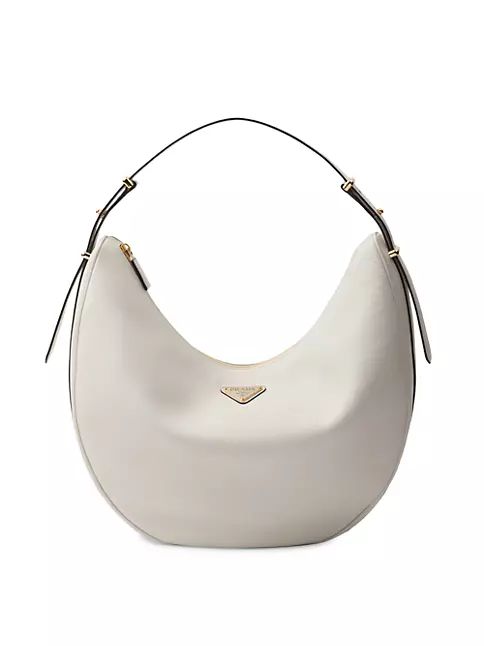 Arqué Large Leather Shoulder Bag | Saks Fifth Avenue