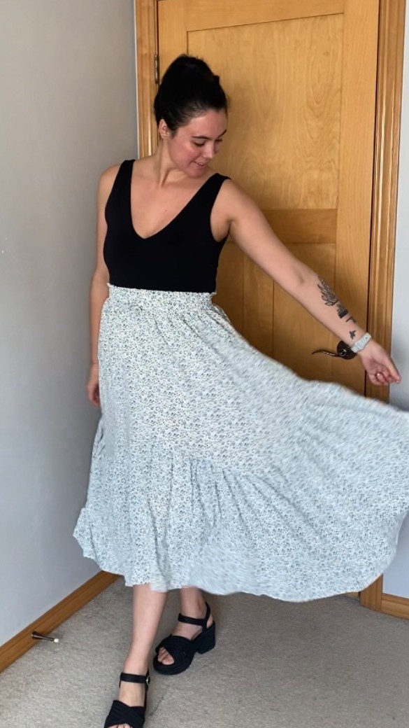 Women’s flowy summer skirt with pockets from Scarlet Darkness 
Runs TTS, wearing a Large

#LTKSpringSale 

#LTKFindsUnder50 #LTKMidsize