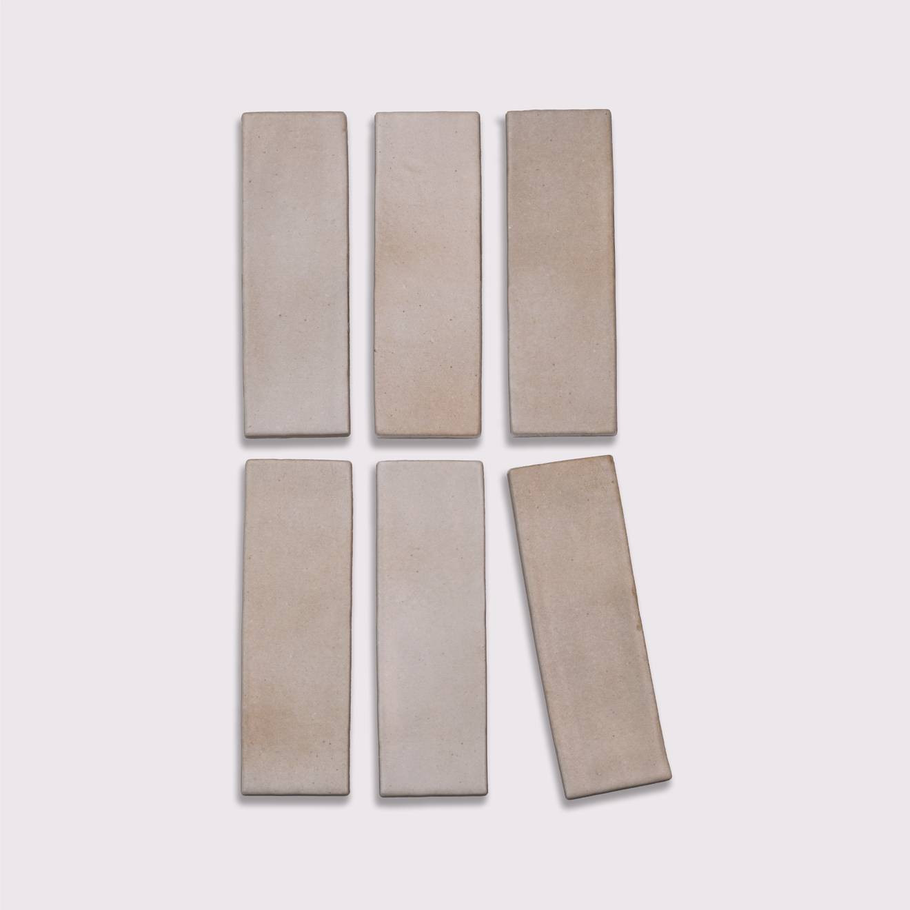 Celine 2" x 6" Matte Porcelain Floor & Wall Tile in Taupe | Bedrosians Tile and Stone