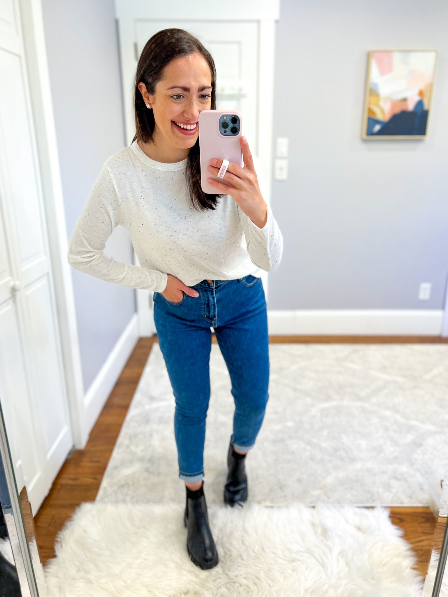 Old navy try on 
Long sleeve tee: small
Jeans: 27 short
Boots: tts

#LTKshoecrush #LTKstyletip #LTKunder50