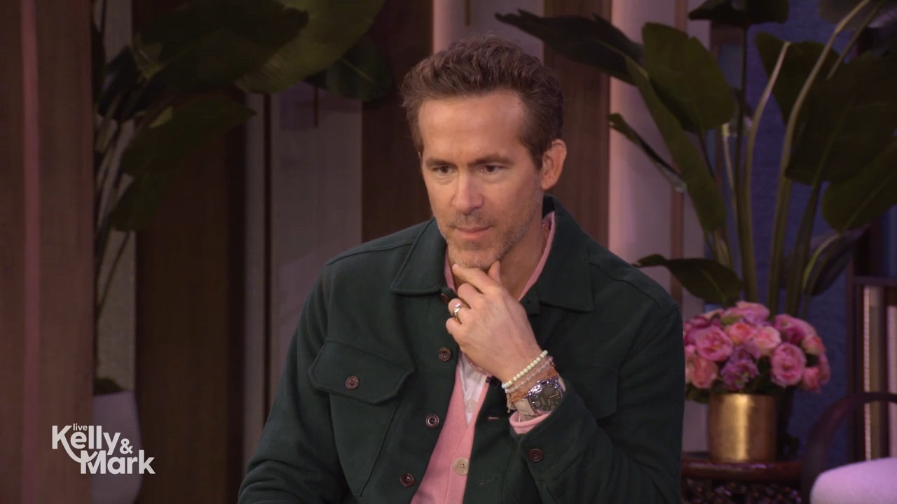 Ryan Reynolds on Live with Kelly and Mark wearing a Polo Ralph Lauren wool jacket 

 #LTKGiftGuide #LTKOver40 #LTKMens