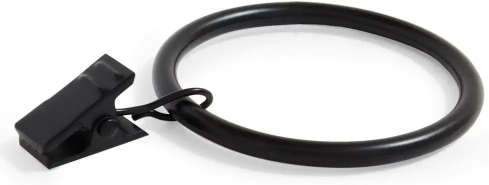 Ivilon Curtain Rings - Set of 14 Decorative Drapery Rings Curtain Clip Rings with Strong Clips 2"... | Amazon (US)