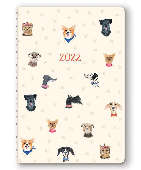 Beige Doggone Cute On-Time 17-Month 2022 Weekly Planner | Zulily