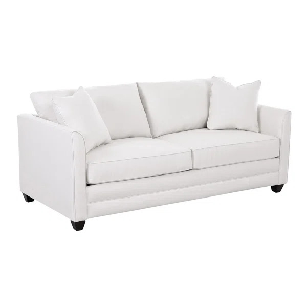 Sarah 77" Square Arm Sofa with Reversible Cushions | Wayfair North America