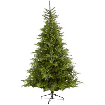Nearly Natural 8-ft North Carolina Spruce Artificial Christmas Tree with 1303 Bendable Branches | Target