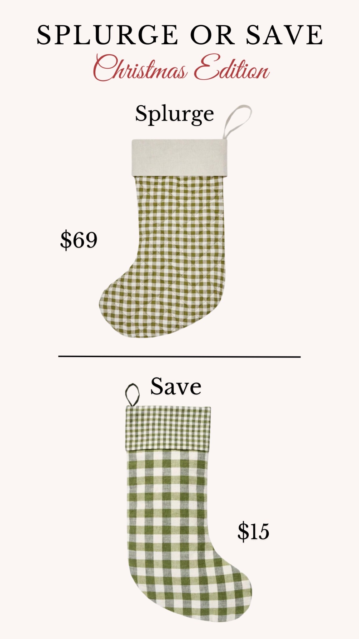 Splurge or Save: Christmas Edition! 🎄💚