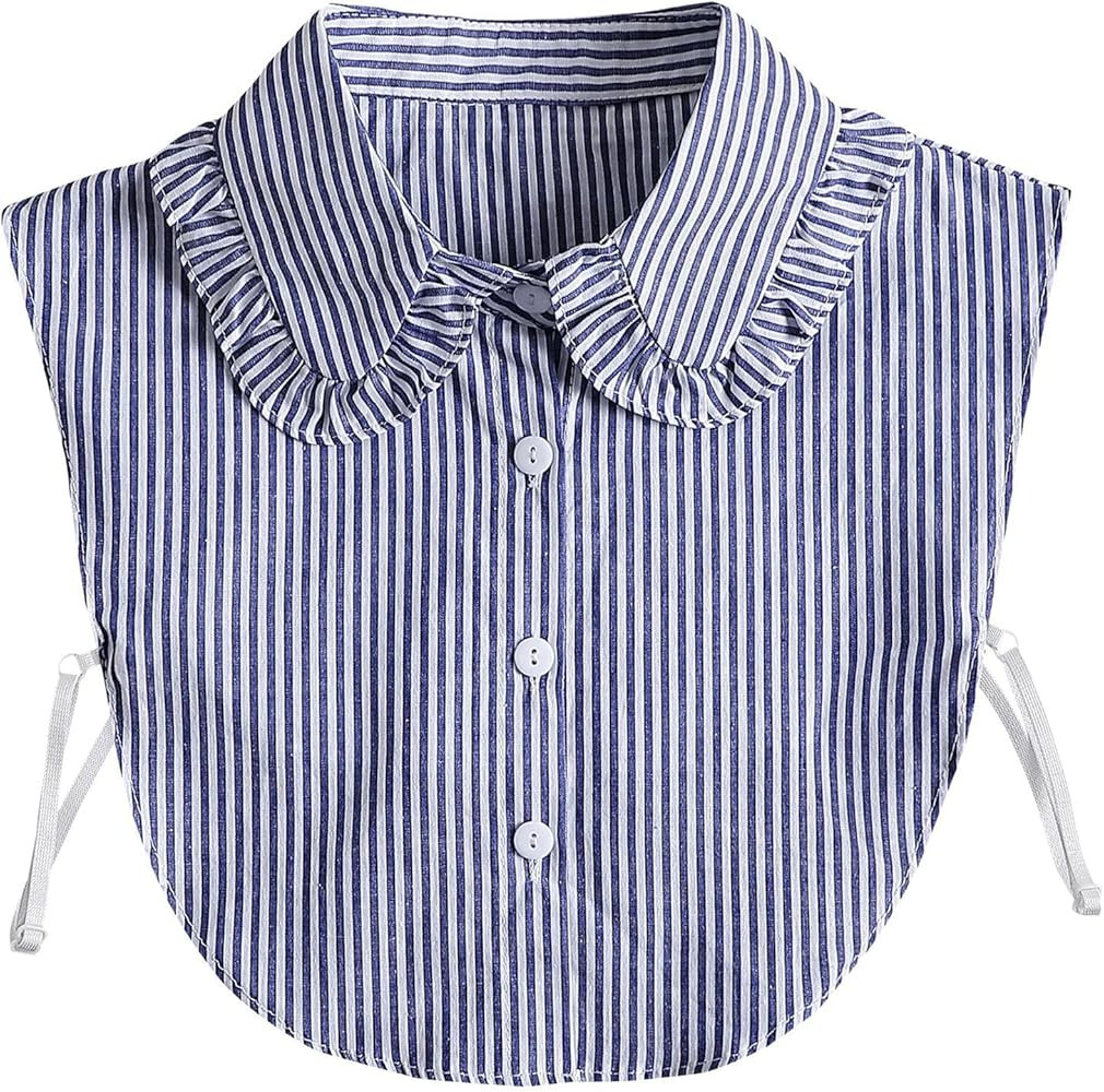 HALITOSS Women's Lovely Multi Style Fake Collar Leisure Dickey Half Shirt Decorative False Collar | Amazon (US)