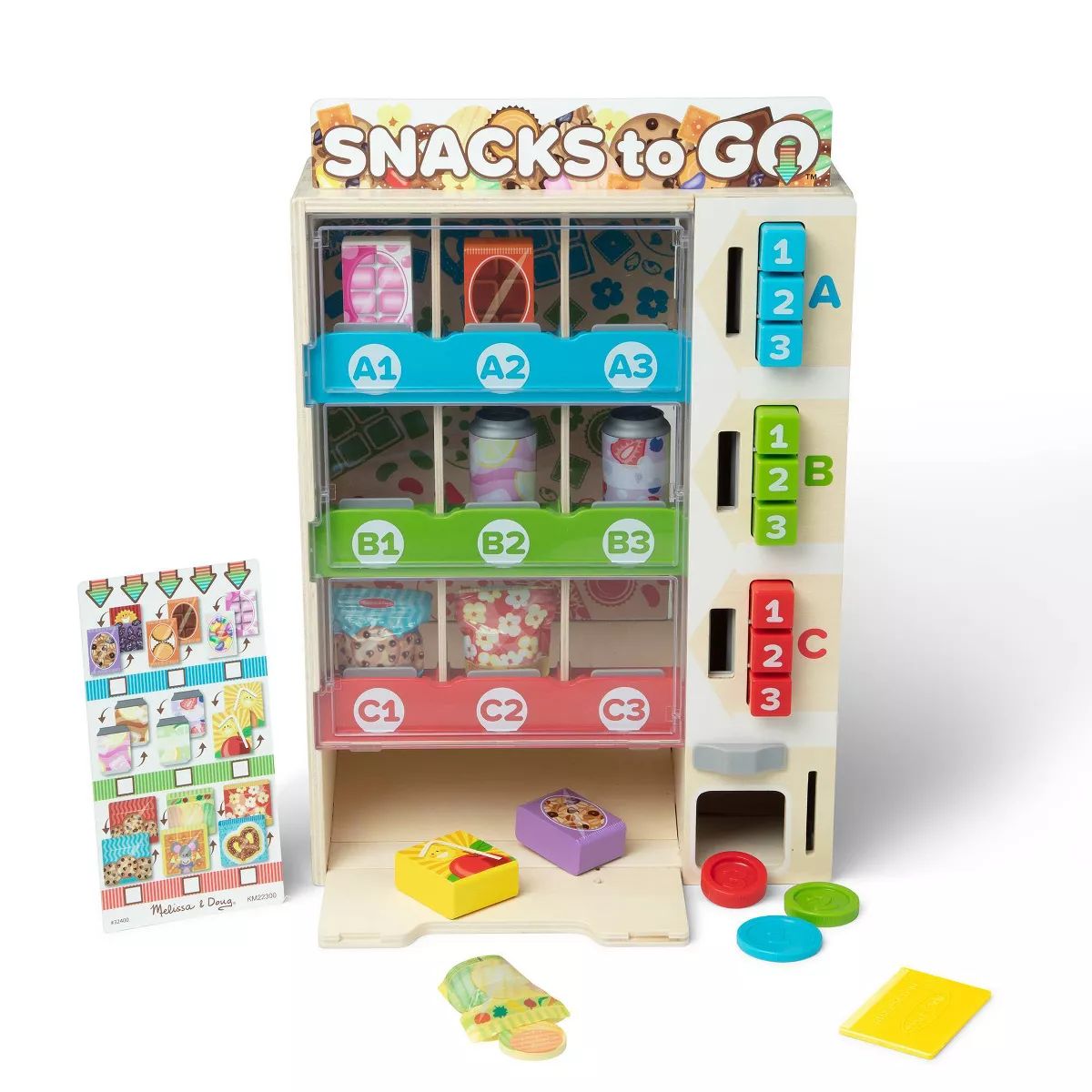 Melissa & Doug Sort, Stock, Select Wooden Vending Machine Play Set | Target
