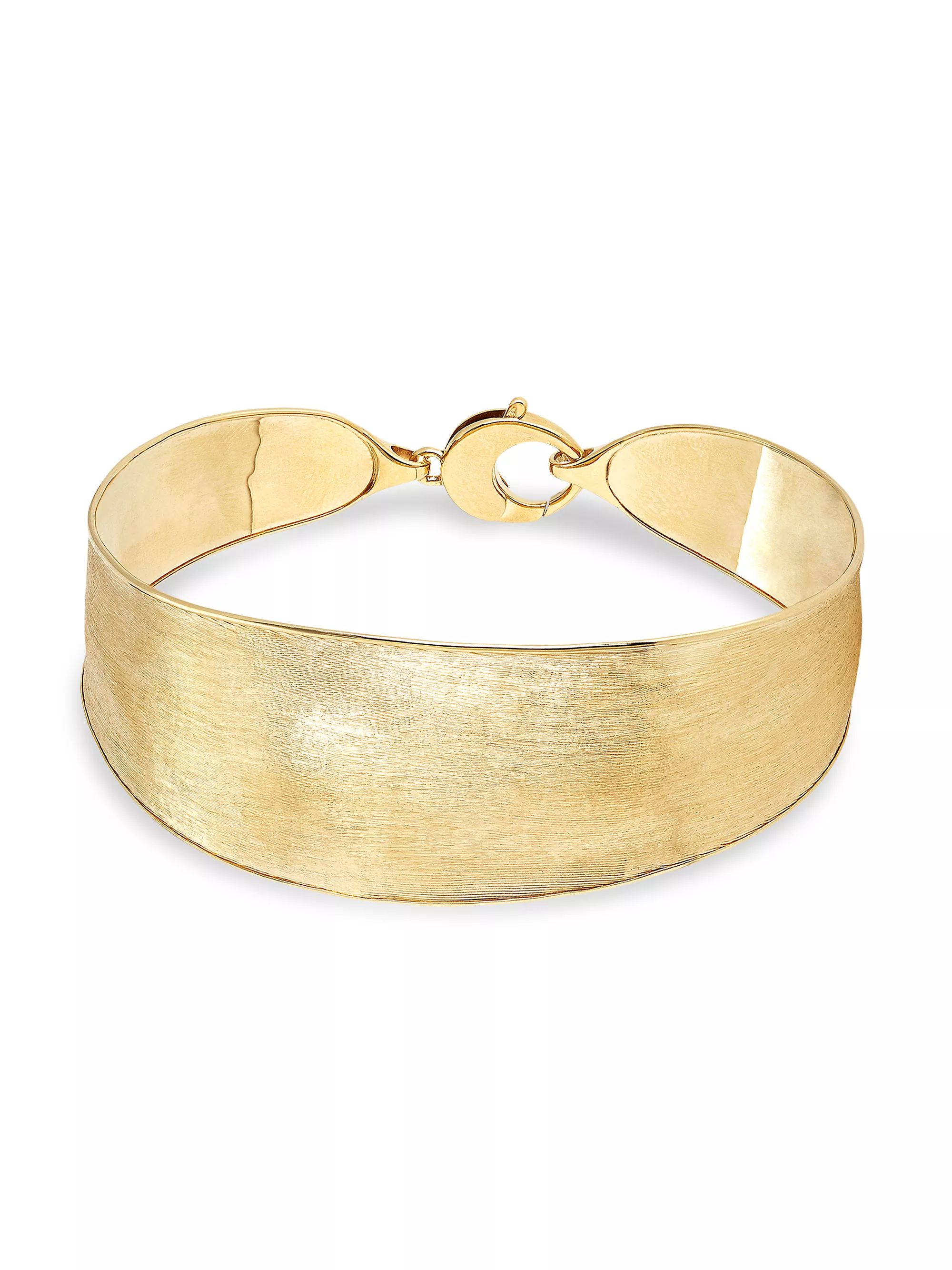 Fine JewelryBraceletsMarco BicegoLunaria 18K Yellow Gold Bangle$3,750 | Saks Fifth Avenue