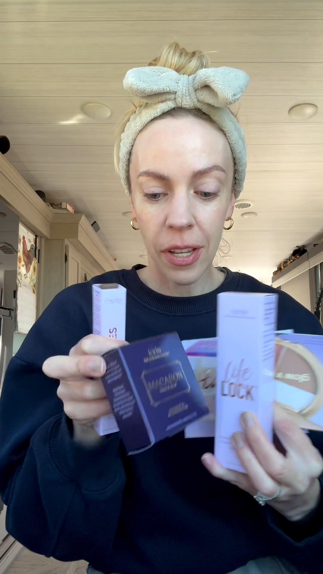 Part 1 of my GRWM makeup routine this morning - posting part 2 next! New favorites from @Tarte - this eyeshadow palette is a must have!!