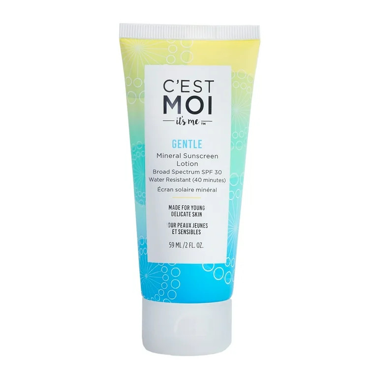 C'est Moi Gentle Mineral Sunscreen Lotion SPF 30 with Zinc Oxide, Fragrance-Free, 2 fl oz - Walma... | Walmart (US)