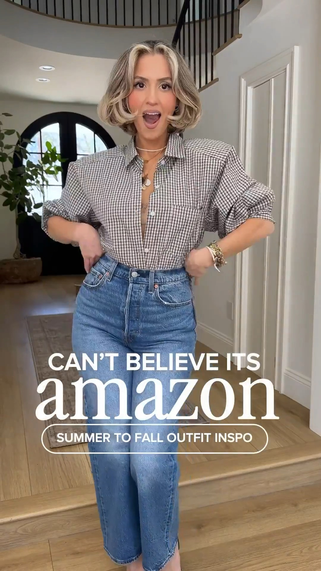 Summer to fall outfit INSPO 😍 think date night, brunch, church, dinners, etc. 

Guys I’m sorry but this shoulder pad button up (Notting Hill) is OOS on Amazon so I linked the EXACT top from revolve + other similar options 

You can EASILY recreate tho! Take men’s button ups that I linked from Amazon + size up + add shoulder pads (linked)‼️

Pants are size 27 = ribcage ankle + ribcage wide leg (27x30) 

Small in pants/tops/jackets
Men’s blazer from Amazon is medium

#LTKgrwm #LTKootd #LTKU
