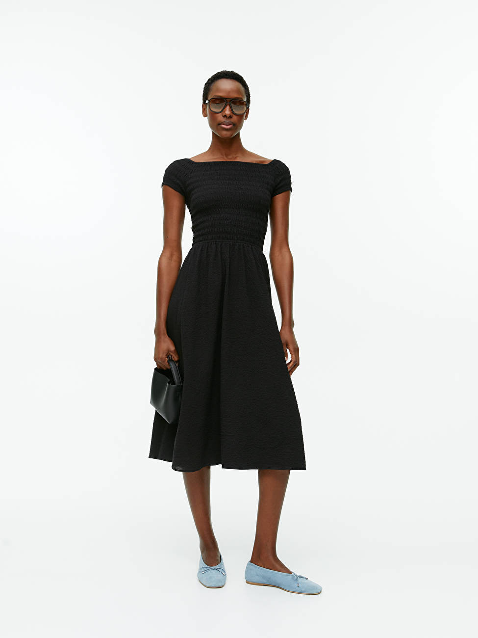 Off-Shoulder Smock Dress | ARKET (US&UK)