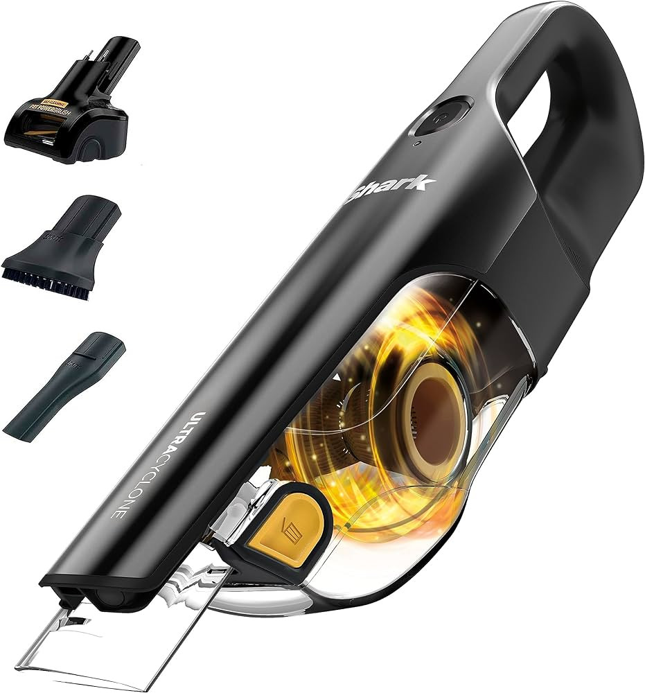 Shark CH951 UltraCyclone Pet Pro Plus Cordless Handheld Vacuum, with XL Dust Cup, in Black | Amazon (US)