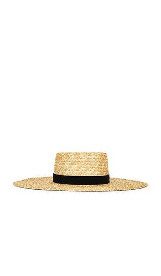 Lack of Color Mira Wide Boater Hat in Tan. - size M | Revolve Clothing (Global)