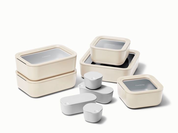 Glass Food Storage Set | Airtight & Non-Toxic | BPA-Free | Caraway | Caraway
