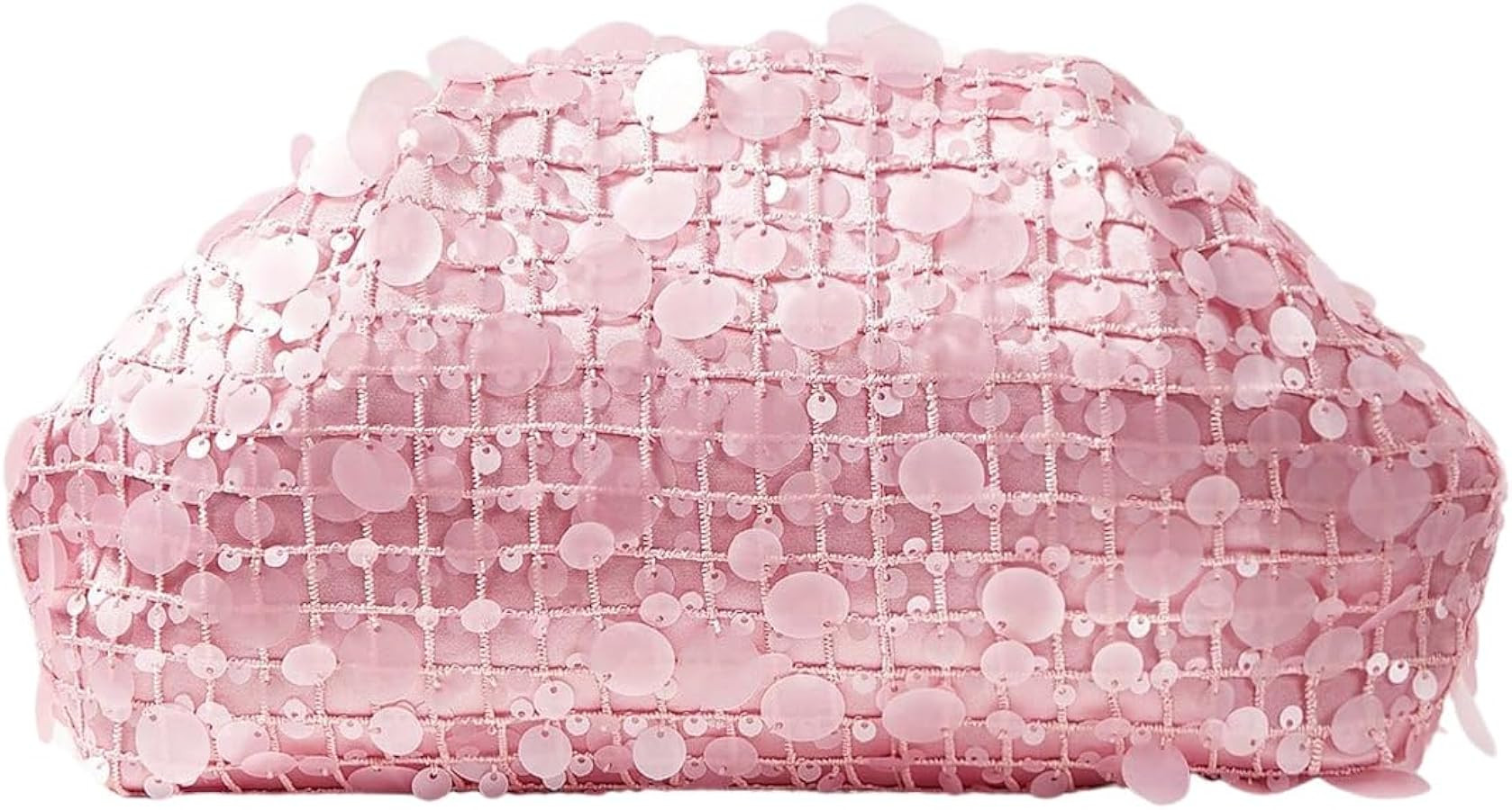 QWINEE Women's Woven Evening Bag Dumpling Clutch Purse No Strap Handbags Elegant Faux PU Leather ... | Amazon (US)