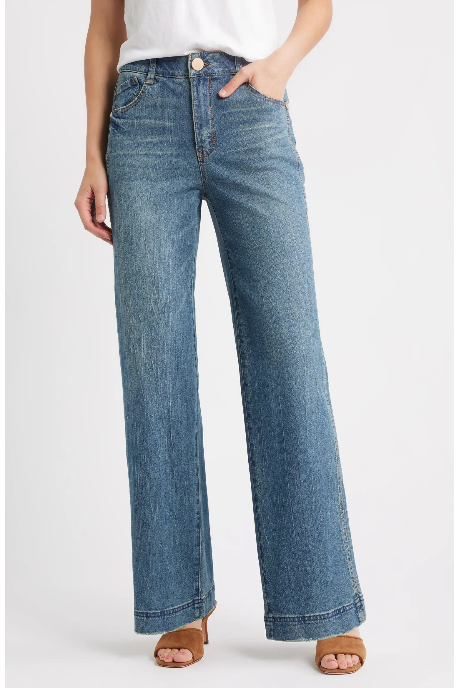 Wit & Wisdom Gracie Skyrise Wide Leg Jeans (Women) | Nordstromrack | Nordstrom Rack