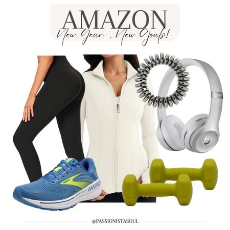 New year new goals! #workout #gymoutfit #gymclothes #runningshoes #headphones 

#LTKfitness