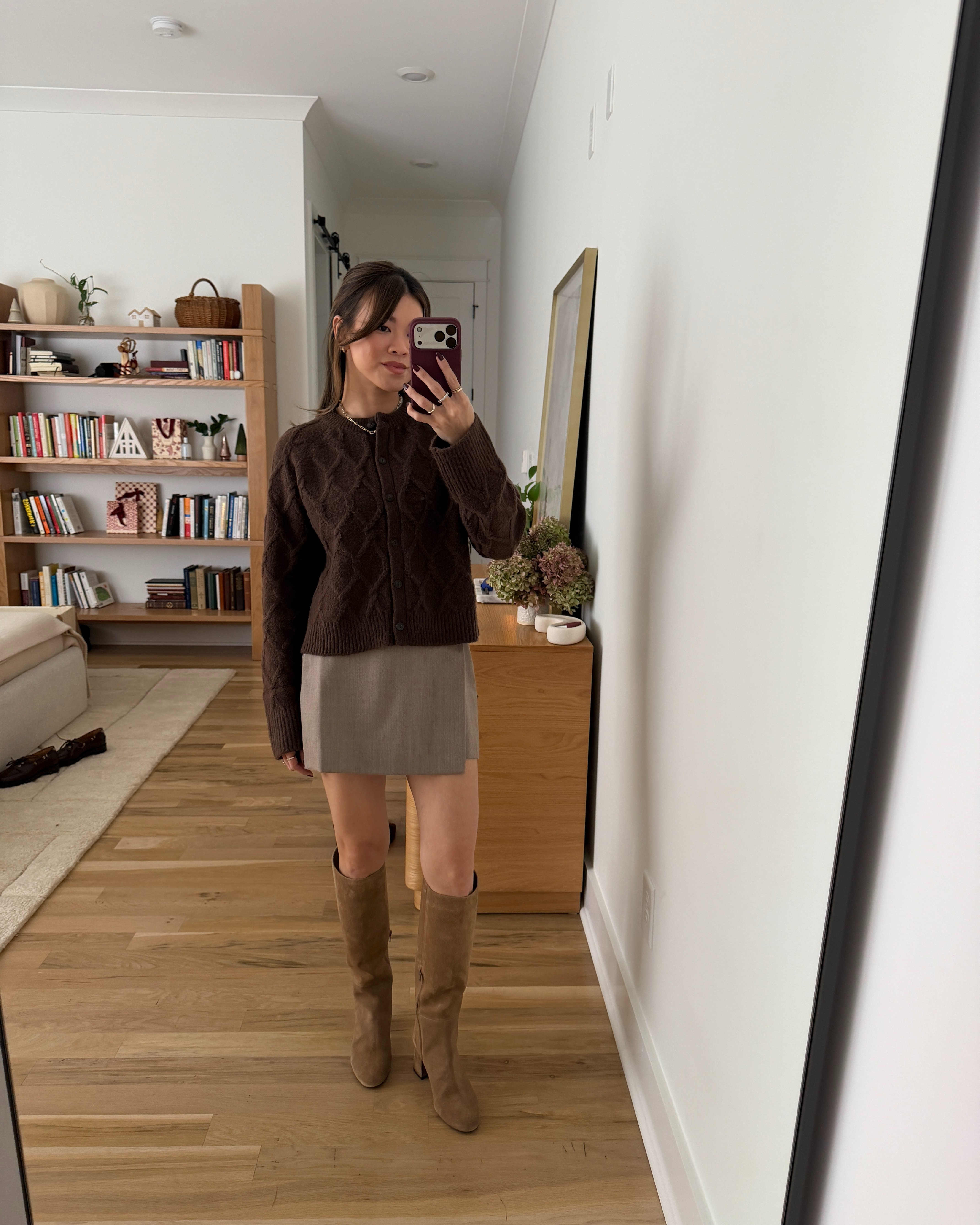 Sizing info: Sweater Small, Skort 00!  petite fashion, get dressed with me, outfit inspiration, ootd, nashville outfit, Nashville influencer, petite style, vacation style, casual outfits, mom style, petite skirt, winter dress, winter outfit, winter skirt, winter outfit inpso, winter outfit idea, winter top, winter style, fall sweater, winter sweater, cozy sweater, cold weather sweater, cold weather outfit, tall boots, skirt, 

 

#LTKHoliday #LTKSeasonal #LTKPetite