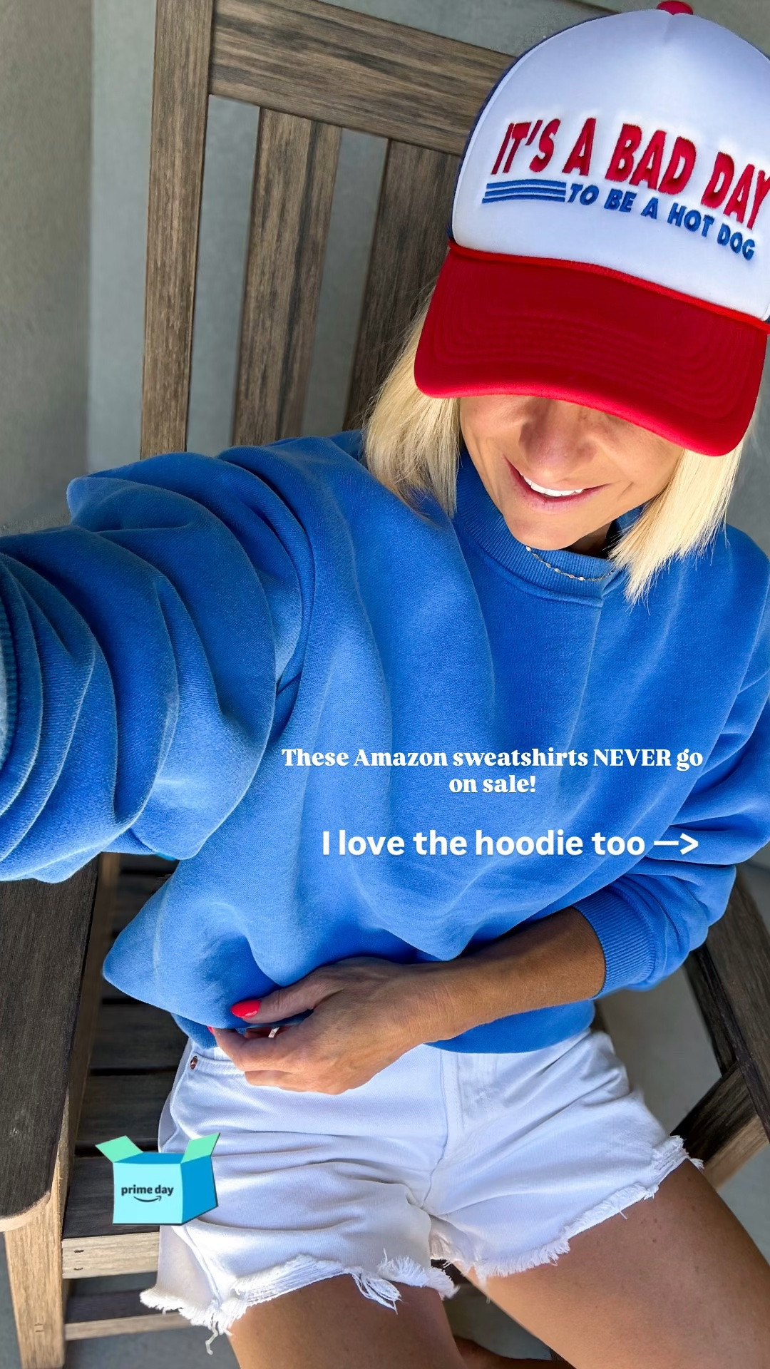 These sweatshirts never go on sale - grab your now on Amazon prime day deal. I have and love the hoodie too. The sizing is unisex so the fit is oversized. I still wear a size medium for an oversized fit.

#LTKmomlife #LTKSaleAlert #LTKOver40