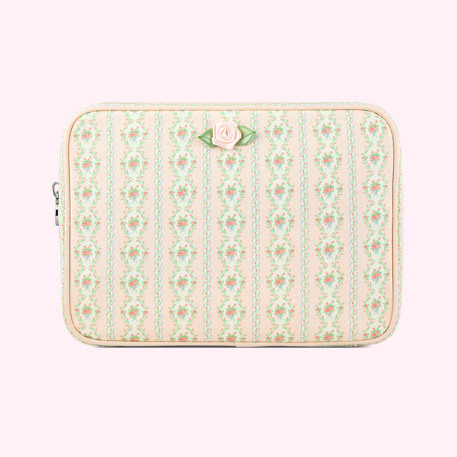 Floral Printed Canvas Large Pouch Large Pouch- Customizable | Stoney Clover Lane | Stoney Clover Lane