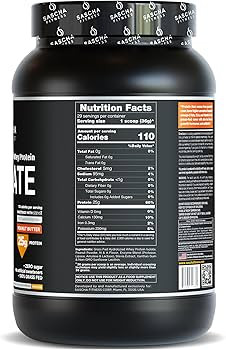 SASCHA FITNESS Hydrolyzed Whey Protein Isolate,100% Grass-Fed (2.3 Pounds, Peanut Butter) | Amazon (US)