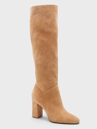 Tall Suede Slouchy Boot | Banana Republic (US)