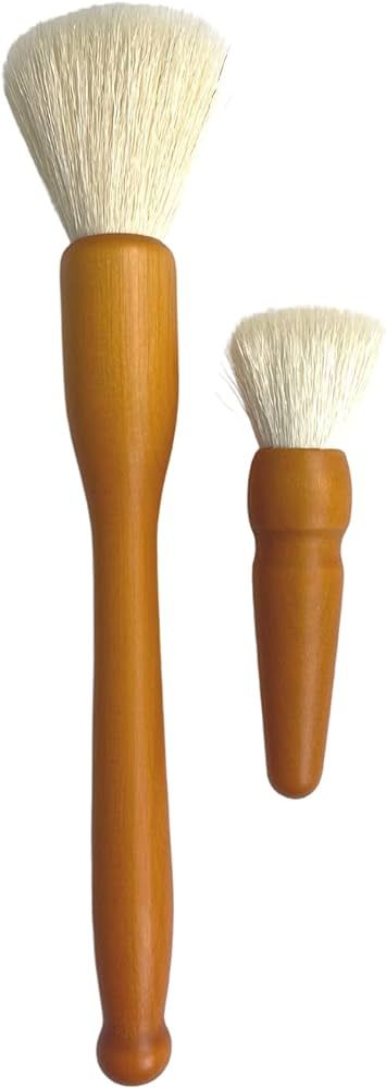 Amazon.com: Cactus Cleaning Brushes 2 Pack by Southside Plants- Soft Goat Hair Bristles with Wood... | Amazon (US)