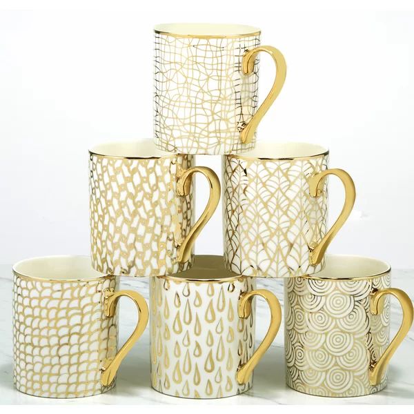 Meader 6 Piece Coffee Mug Set | Wayfair North America