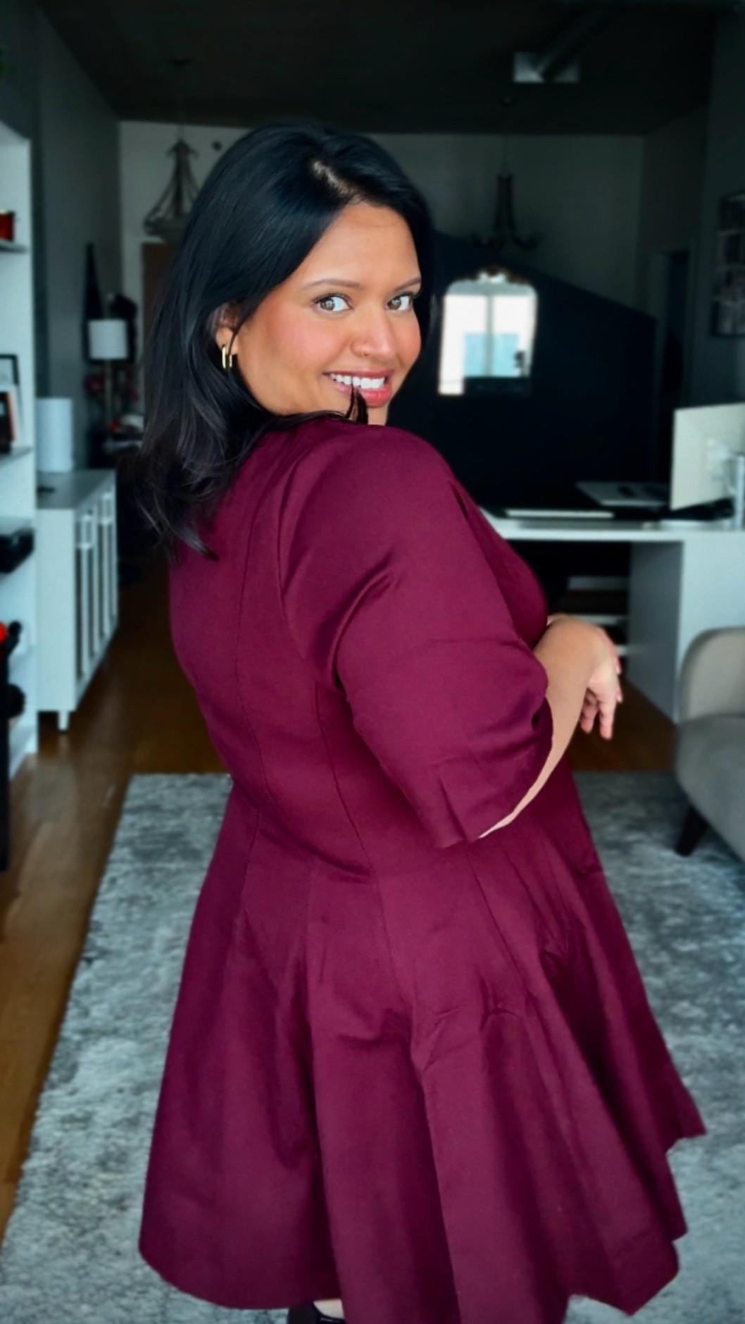 Apple-shape girlies, the perfect fall dress DOES exist! As a plus-size with a larger midsection, this dress is *the* dress for fall! I have it in the size large. @hm thanks for looking out for us 🍎🫶🏽



#LTKFallSale #LTKStyleTip #LTKPlusSize