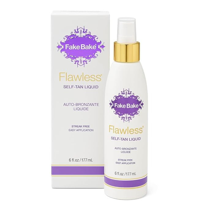 Fake Bake Flawless Self-Tanning Liquid Streak-Free, Long-Lasting Natural Glow For All Skin Tones ... | Amazon (US)