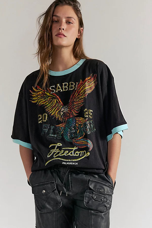 Sabbi Freedom Ringer Tee | Free People (Global - UK&FR Excluded)