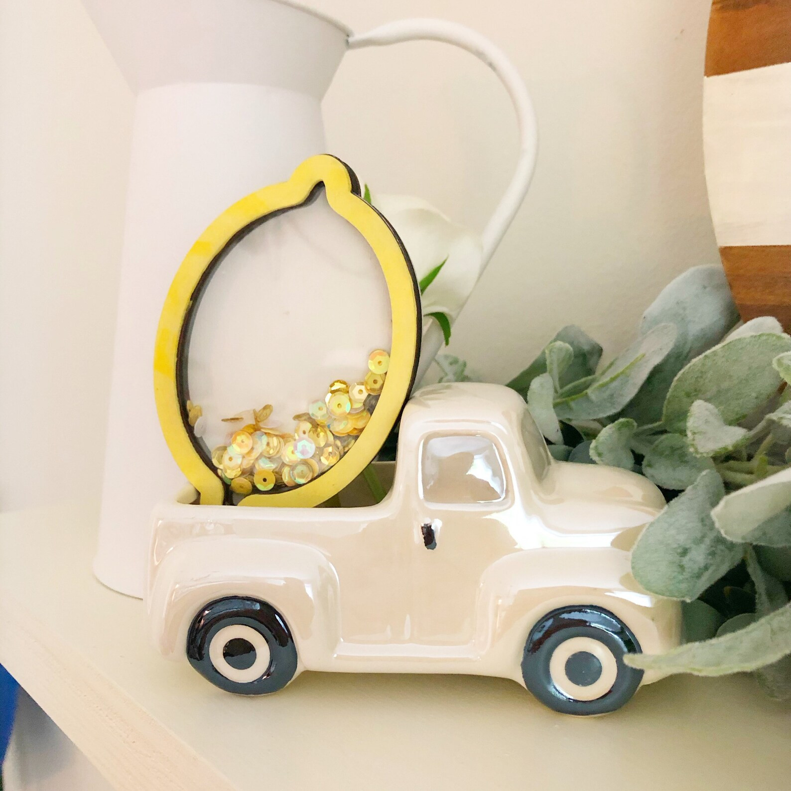 Lemon shaker, tiered tray decor | Etsy (US)